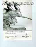 Rene Lalique in Auction Catalogue For Sale: Art Nouveau and Art Deco, Christie's East, New York, September 26, 1985