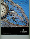 Rene Lalique in Auction Catalogue For Sale: Important 20th Century Decorative Arts, Christie's New York, June 11, 1988