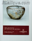 Rene Lalique in Auction Catalogue For Sale: Arts and Crafts, Art Nouveau and Art Deco, Christie's East, New York, December 8, 1988