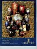 Rene Lalique in Auction Catalogue For Sale: Decoratives Arts 1850 to the Present Day, Christie's South Kensington, London, July 4, 1991