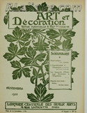 Rene Lalique Catalog - Magazine: Art et Decoration, Magazine, November 1900, Year 4, Volume 4: A Pre-War Magazine - Catalog Partly or Fully About Rene Lalique