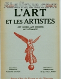 Rene Lalique Catalog - Magazine: L'Art Et Les Artistes Magazine, December 1921, Year 16, Number 22: A Pre-War Magazine - Catalog Partly or Fully About Rene Lalique