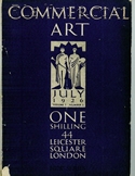 Rene Lalique Catalog - Magazine: Commercial Art Magazine, July 1926, Volume 1, Number 1 of New Series: A Pre-War Magazine - Catalog Partly or Fully About Rene Lalique