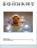 Lalique Auction Catalogue For Sale: Lalique Glass Bonhams, Knightsbridge, London, October 24, 1991
