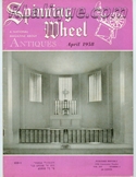 Rene Lalique Magazine Reference: Spinning Wheel Magazine April 1958 - A Magazine Containing a Lalique Article, Lalique Pictures, or Lalique Advertisement For Sale