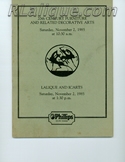 Lalique Auction Catalogue For Sale: Lalique and Icarts and 20th Century Furniture and Related Decorative Arts Phillips New York, November 2, 1985