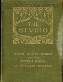 Rene Lalique Catalog - Magazine: The Studio Special Winter Number 1901-1902 Modern Design in Jewellery and Fans Hardcover: A Pre-War Magazine - Catalog Partly or Fully About Rene Lalique