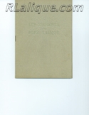 Rene Lalique Catalogue Book Document: Les Verreries De Rene Lalique - Rene Lalique Company Original Dcoument Book or Catalogue For Sale