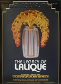 Rene Lalique Sales - Exhibition Poster: Grand Rapids Michigan Art Museum Legacy of Lalique Exhibition Poster: A Lalique Poster from an Exhibition - Sale of Rene Lalique Works