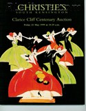 Decorative Arts - Art Nouveau - Art Deco Auction Catalogue - Book - Magazine For Sale: Christie's South Kensington Clarice Cliff Centenary Auction Friday 21 May 1999 at 10:30 a.m.: A Post War Auction Catalog - Book - Magazine