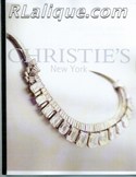 Lalique Auction Catalogue For Sale: Christie's New York Magnificent Jewels Tuesday 15 October 2002 - custom extract