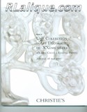Rene Lalique in Auction Catalogue For Sale: Paris Une Collection D'Art Decoratif Du XXeme Siecle D'Emile Galle A Eugene Printz Mercredi 16 mai 2007 Christie's
