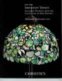Decorative Arts - Art Nouveau - Art Deco Auction Catalogue - Book - Magazine For Sale: New York Important Tiffany Including Property  From The Collection of Max Palevsky Wednesday 15 December 2010 Christie's: A Post War Auction Catalog - Book - Magazine