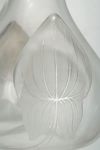 Lalique Decanter Leaf