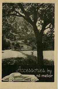 Nil Melior Pre-War Auto Accessory Brochure Featuring Rene Lalique Mascots at the Waldorf-Astoria in New York City