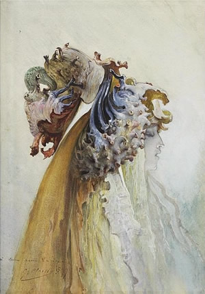 Wonderful Watercolor: A gift from Georges Clairin to Rene Lalique 