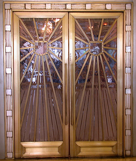 R Lalique Doors To Oviatt Building