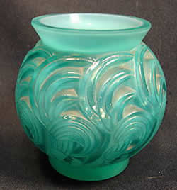 Rene Lalique Vase Bresse Signed R.Lalique