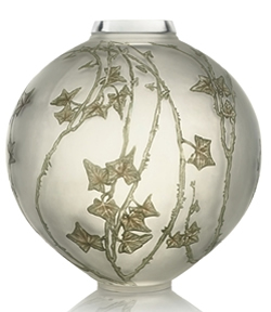 Rene Lalique Grande Boule Lierre R Lalique Vase