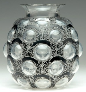 Rene Lalique Vase Antilopes