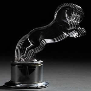 Lalique Car Mascot Cinq Cheveaux