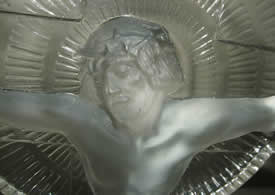 Rene Lalique Statue Christ on Cross