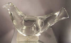 Rene Lalique Fountain Statue Pigeon