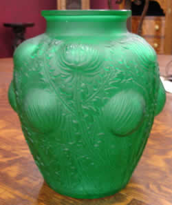 Lalique Auction Vase Domremy