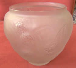 Lalique Auction Vase Domremy