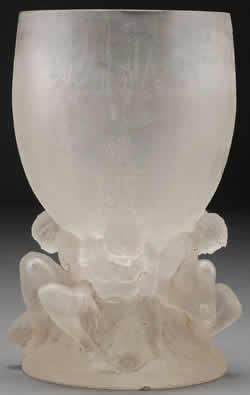 Rene Lalique Cire Perdue Vase - Attributed To