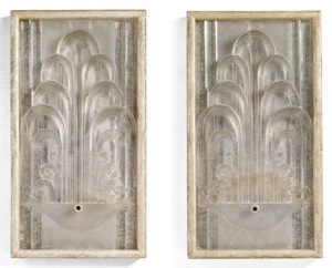 Rene Lalique Appliques Light Fixures Jet D'Eau