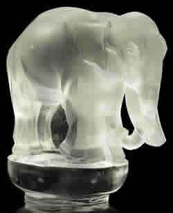 Rene Lalique Paperweight Toby