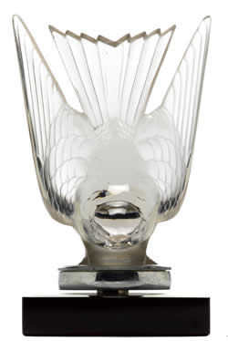 Rene Lalique Hirondelle Swallow Mascot