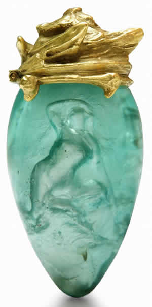 Rene Lalique Sirenes Cire Perdue Perfume Bottle