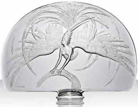 R. Lalique Firebird Oiseau De Feu Centerpiece Missing Original Base