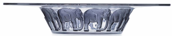 R. Lalique Elephants Bowl