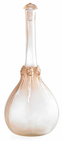 R. Lalique Six Tetes Decanter