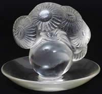 R. Lalique Soucis Glass Ashtray