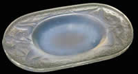 R. Lalique Medicis Opalescent Glass Ashtray