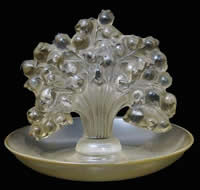 R. Lalique Muguet Glass Ashtray