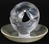 R. Lalique Alaska Glass Ashtray