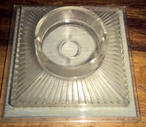 Plastic Stand For The Meteor Perfume Bottle That Was Made By Coty Circa 1949 And Is Signed Coty France In The Mold On The Underside