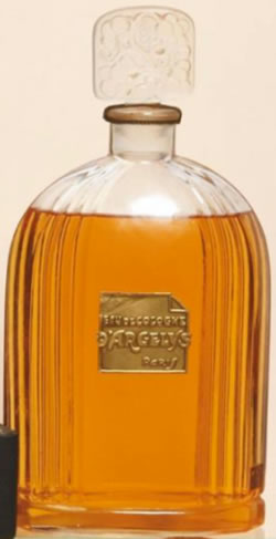 D'Argelys Eau De Cologne Perfume Bottle Made by H. Saumount Glassworks
