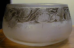 R. Lalique Frise Monnaie Du Pape Cire Perdue Bowl