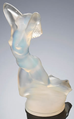 Rene Lalique Vitesse Car Mascot In Opalescent Glass